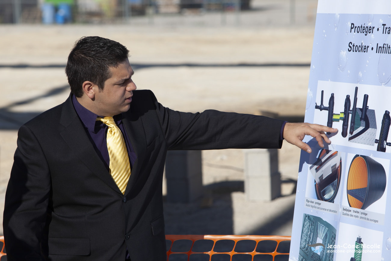 Reportage évènementiel et illustration pour Frankische, drainage et électricité industrielle