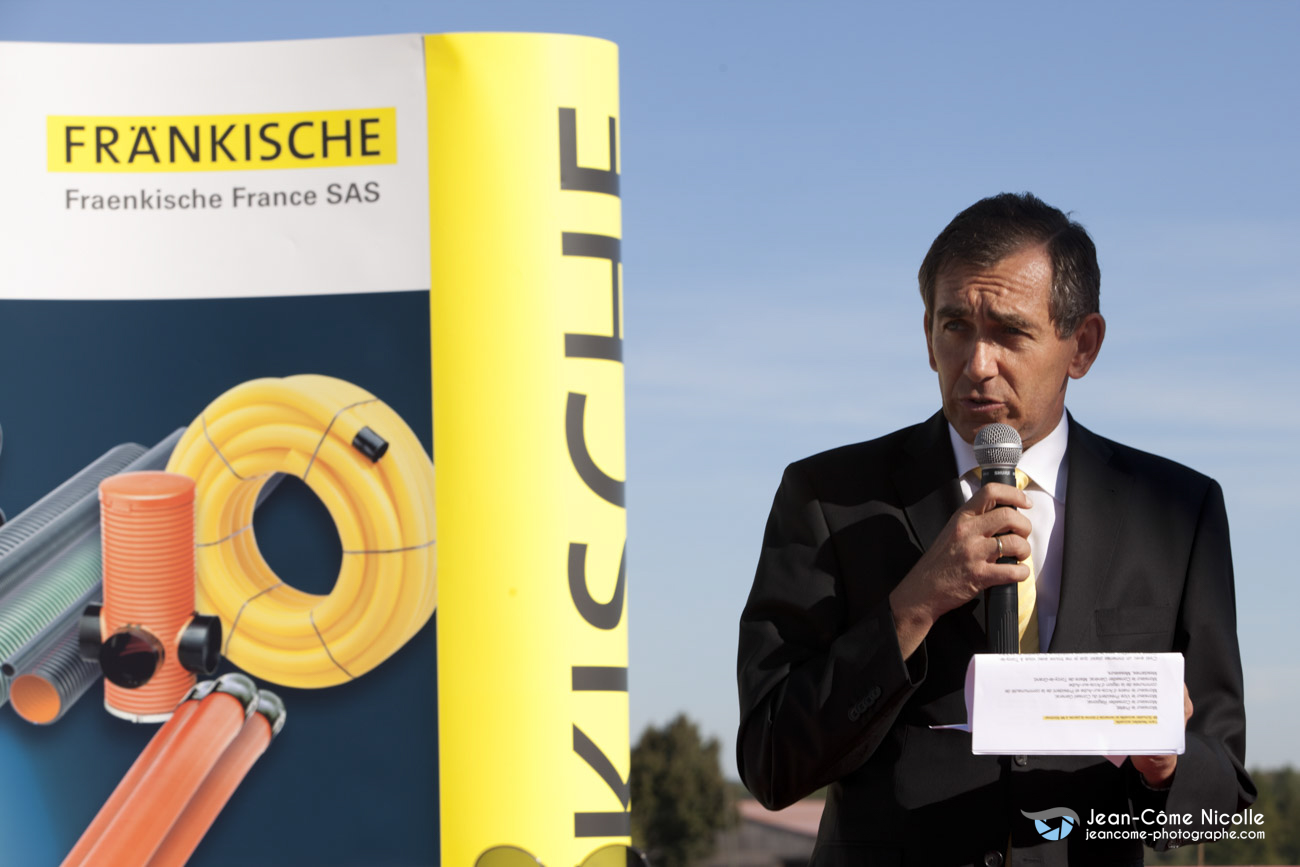 Reportage évènementiel et illustration pour Frankische, drainage et électricité industrielle