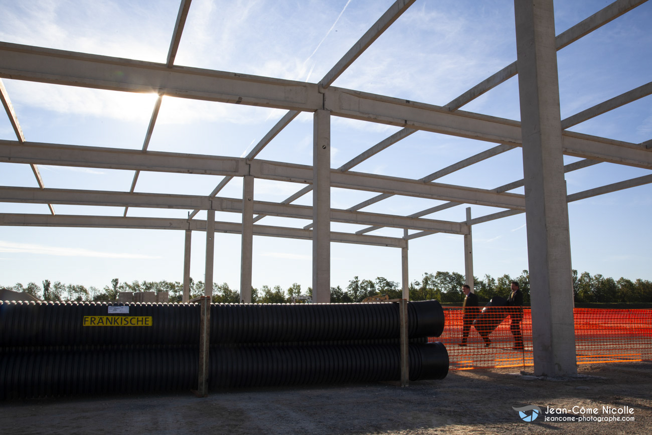 Reportage évènementiel et illustration pour Frankische, drainage et électricité industrielle