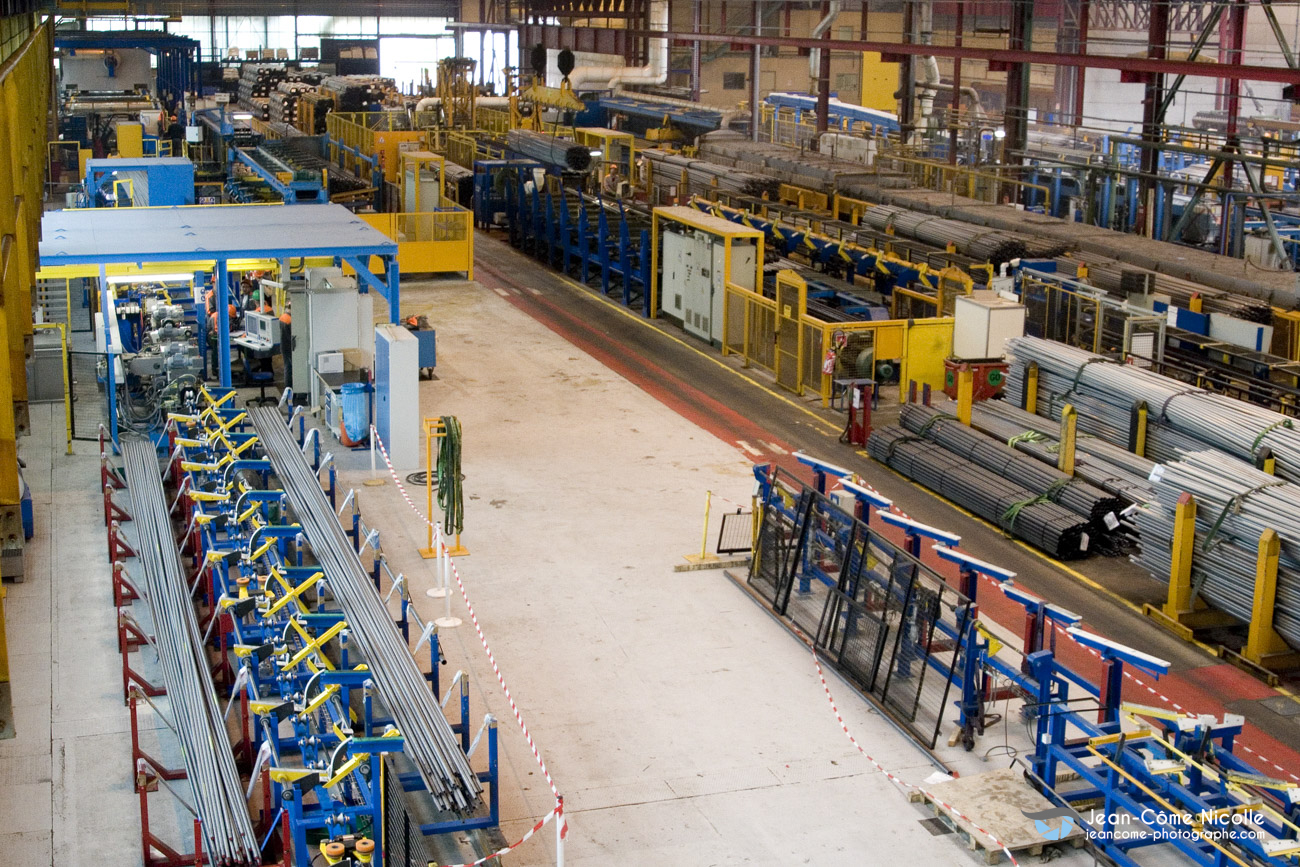 Portraits sur site en condition studio mobile pour Salzgitter Mannesman Precision, fabricants de tubes de de précision