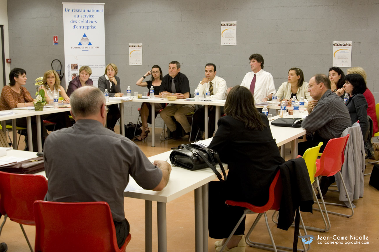 Reportage évènementiel sur la remise des prix du concours de création d'entreprise pour les Boutiques de Gestion, accompagnement de créateurs d'entreprise