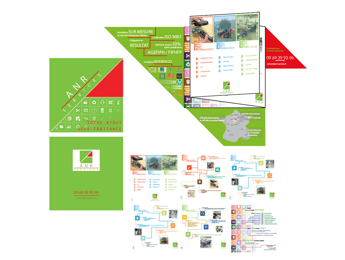 maquette brochure découpe originale réalisé par creativemagmastudio.com