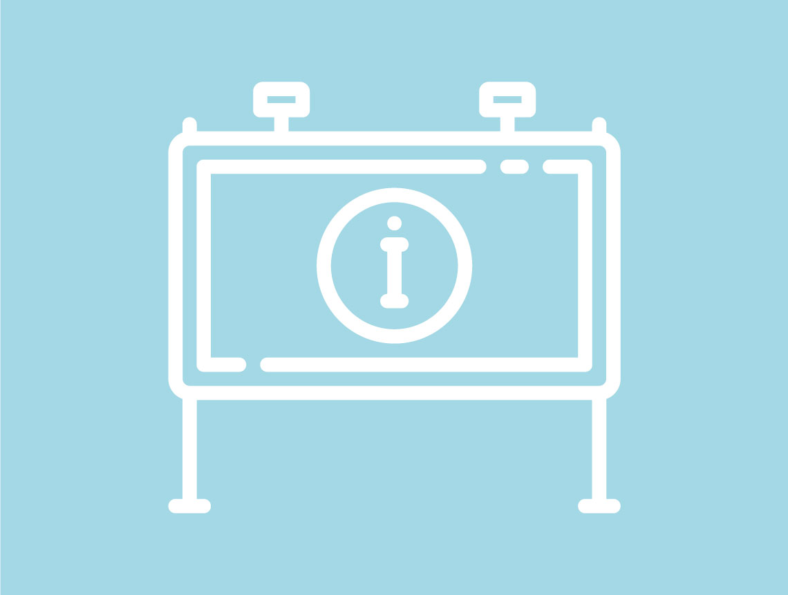 roll-up bannière enseigne panneaux